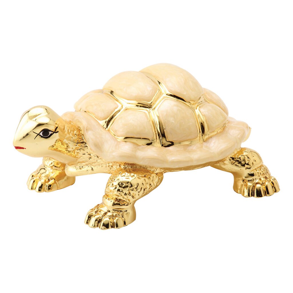 Pearl White Gold Tortoise