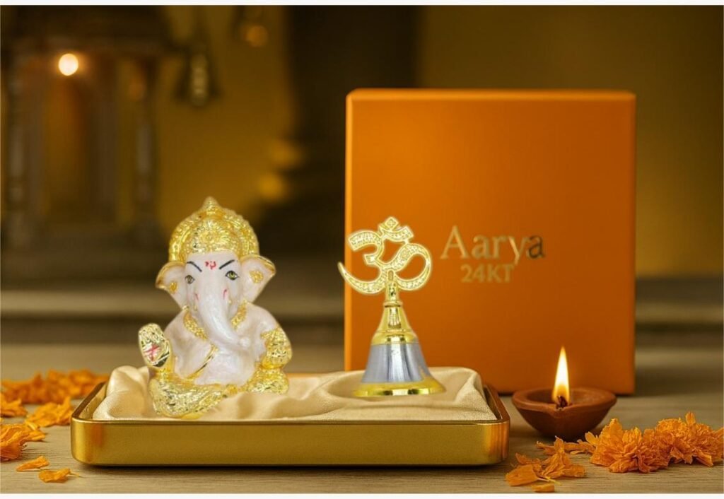 Labdhi Ganesha With Om Bell