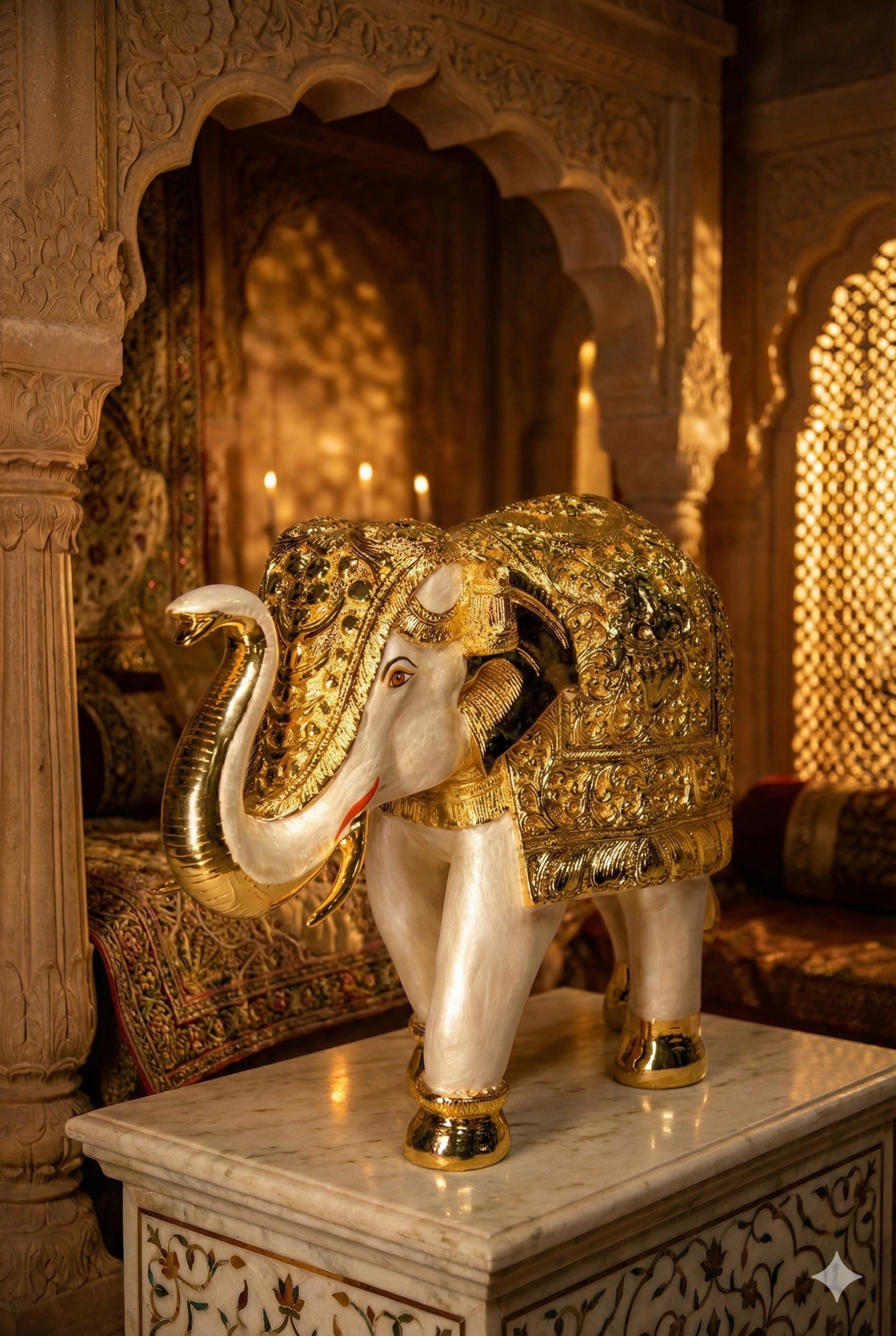 Elephant – Pearl White Gold UP