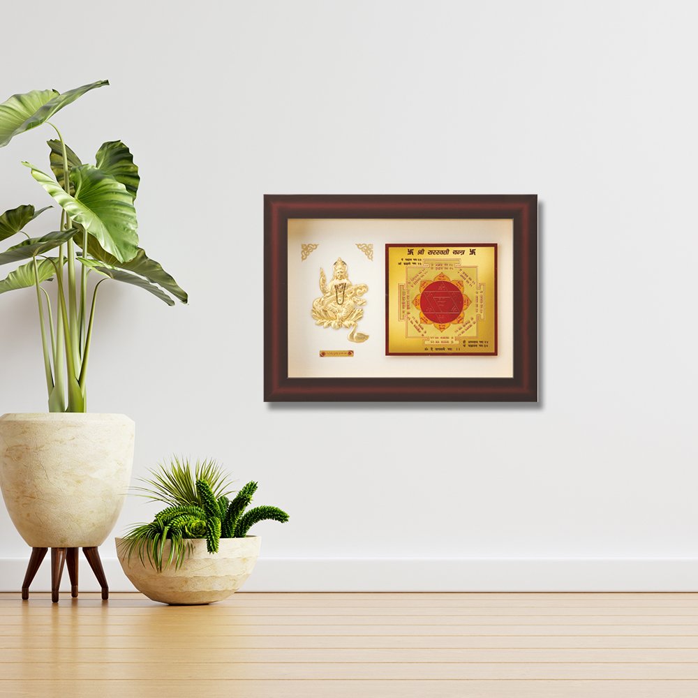 Saraswati With Yantra